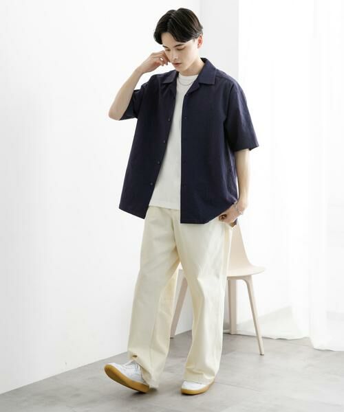 SENSE OF PLACE by URBAN RESEARCH / センスオブプレイス バイ アーバンリサーチ シャツ・ブラウス | シアサッカーオープンカラーショートスリーブシャツ | 詳細16