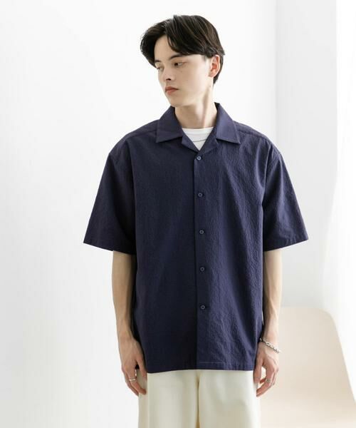 SENSE OF PLACE by URBAN RESEARCH / センスオブプレイス バイ アーバンリサーチ シャツ・ブラウス | シアサッカーオープンカラーショートスリーブシャツ | 詳細17