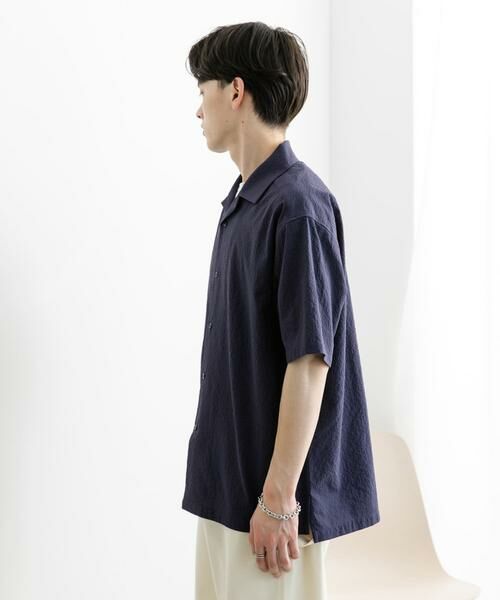 SENSE OF PLACE by URBAN RESEARCH / センスオブプレイス バイ アーバンリサーチ シャツ・ブラウス | シアサッカーオープンカラーショートスリーブシャツ | 詳細18