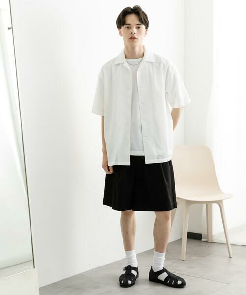 SENSE OF PLACE by URBAN RESEARCH / センスオブプレイス バイ アーバンリサーチ シャツ・ブラウス | シアサッカーオープンカラーショートスリーブシャツ | 詳細30