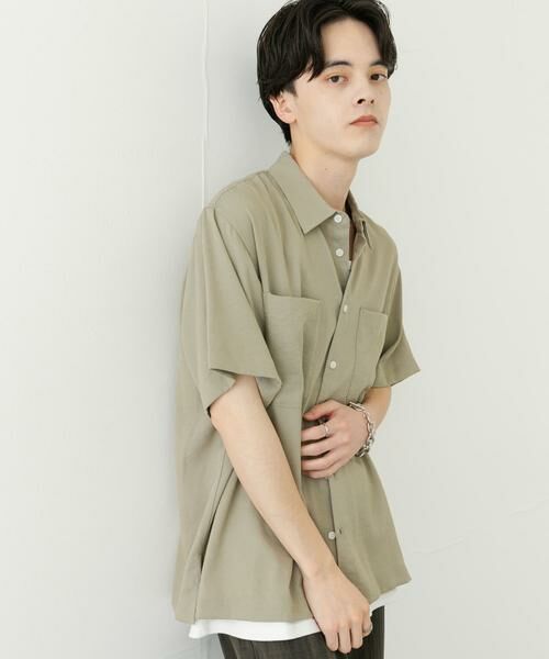 SENSE OF PLACE by URBAN RESEARCH / センスオブプレイス バイ アーバンリサーチ シャツ・ブラウス | ソフトツイルWPKレギュラーカラーショートスリーブシャツ | 詳細5