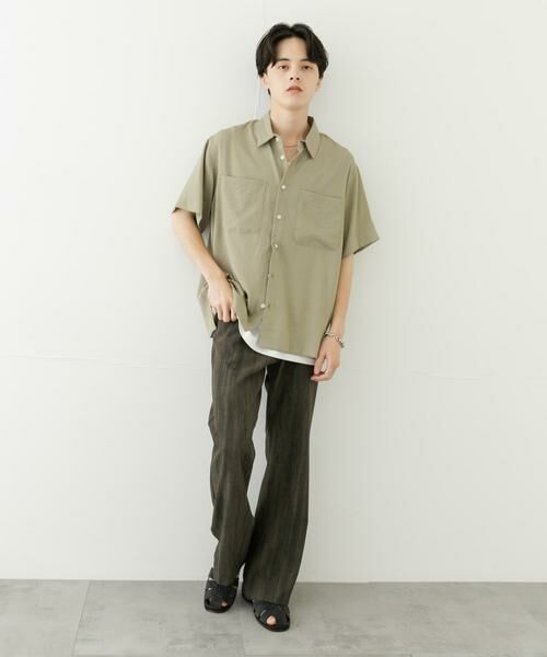 SENSE OF PLACE by URBAN RESEARCH / センスオブプレイス バイ アーバンリサーチ シャツ・ブラウス | ソフトツイルWPKレギュラーカラーショートスリーブシャツ | 詳細6