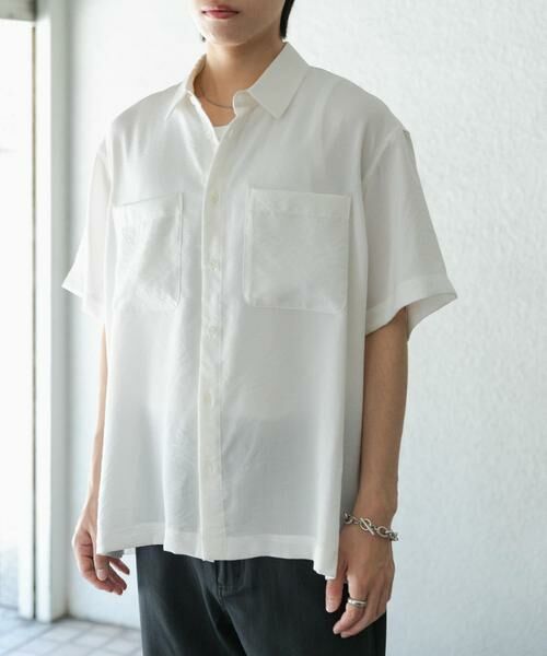 SENSE OF PLACE by URBAN RESEARCH / センスオブプレイス バイ アーバンリサーチ シャツ・ブラウス | ソフトツイルWPKレギュラーカラーショートスリーブシャツ | 詳細28
