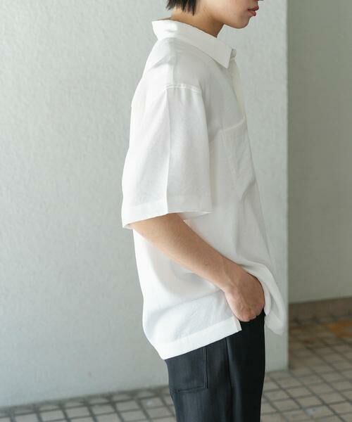 SENSE OF PLACE by URBAN RESEARCH / センスオブプレイス バイ アーバンリサーチ シャツ・ブラウス | ソフトツイルWPKレギュラーカラーショートスリーブシャツ | 詳細30