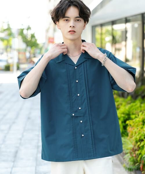 SENSE OF PLACE by URBAN RESEARCH / センスオブプレイス バイ アーバンリサーチ シャツ・ブラウス | デザインオープンカラーショートスリーブシャツ | 詳細2