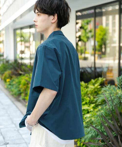 SENSE OF PLACE by URBAN RESEARCH / センスオブプレイス バイ アーバンリサーチ シャツ・ブラウス | デザインオープンカラーショートスリーブシャツ | 詳細5