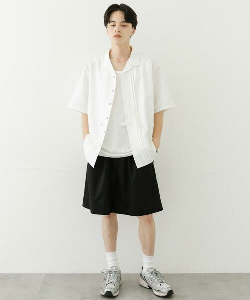 SENSE OF PLACE by URBAN RESEARCH / センスオブプレイス バイ アーバンリサーチ シャツ・ブラウス | デザインオープンカラーショートスリーブシャツ | 詳細12