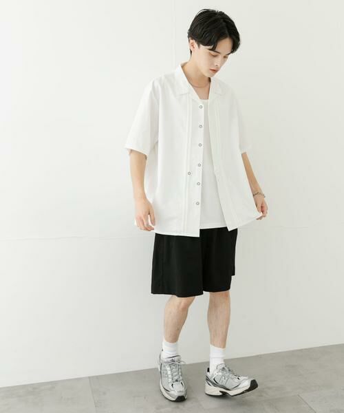 SENSE OF PLACE by URBAN RESEARCH / センスオブプレイス バイ アーバンリサーチ シャツ・ブラウス | デザインオープンカラーショートスリーブシャツ | 詳細13