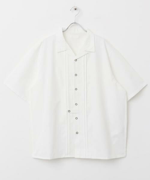 SENSE OF PLACE by URBAN RESEARCH / センスオブプレイス バイ アーバンリサーチ シャツ・ブラウス | デザインオープンカラーショートスリーブシャツ | 詳細15