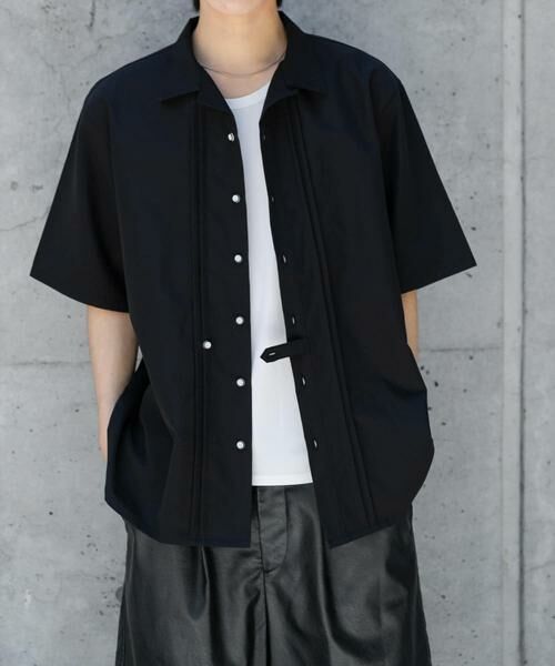 SENSE OF PLACE by URBAN RESEARCH / センスオブプレイス バイ アーバンリサーチ シャツ・ブラウス | デザインオープンカラーショートスリーブシャツ | 詳細18