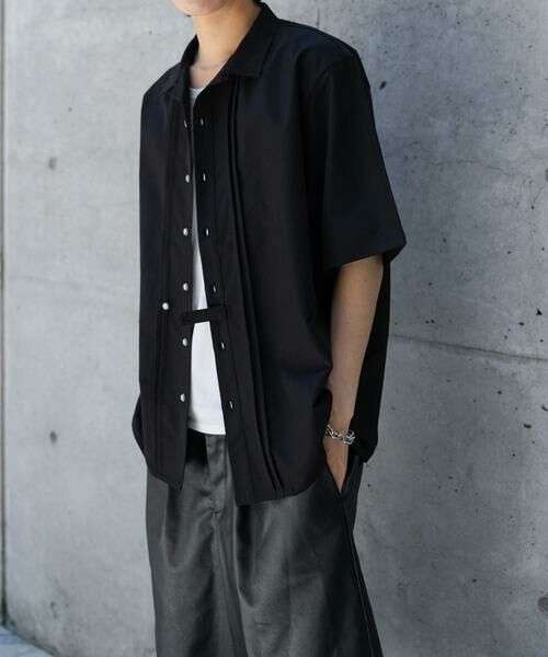 SENSE OF PLACE by URBAN RESEARCH / センスオブプレイス バイ アーバンリサーチ シャツ・ブラウス | デザインオープンカラーショートスリーブシャツ | 詳細20