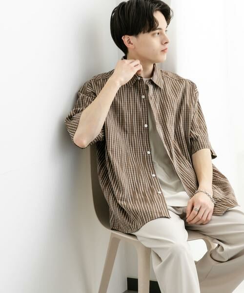 SENSE OF PLACE by URBAN RESEARCH / センスオブプレイス バイ アーバンリサーチ シャツ・ブラウス | アソートジャガードショートスリーブシャツ | 詳細2