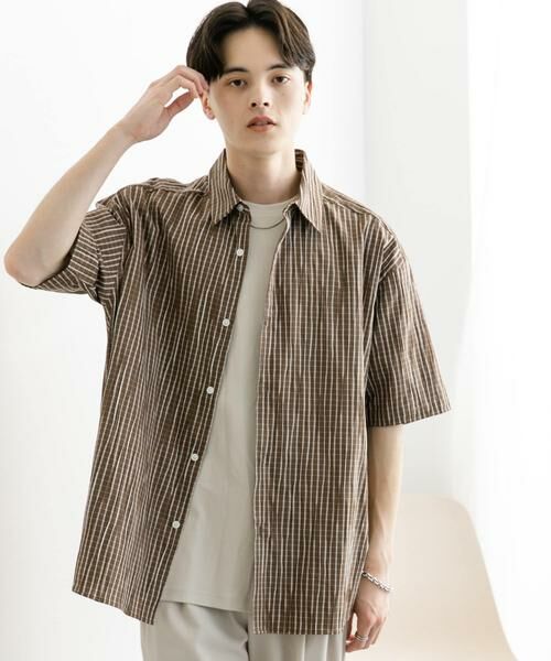 SENSE OF PLACE by URBAN RESEARCH / センスオブプレイス バイ アーバンリサーチ シャツ・ブラウス | アソートジャガードショートスリーブシャツ | 詳細4