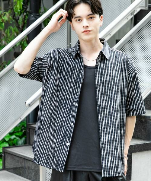 SENSE OF PLACE by URBAN RESEARCH / センスオブプレイス バイ アーバンリサーチ シャツ・ブラウス | アソートジャガードショートスリーブシャツ | 詳細28