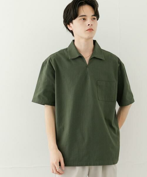 SENSE OF PLACE by URBAN RESEARCH / センスオブプレイス バイ アーバンリサーチ シャツ・ブラウス | ドライタッチプルオーバーショートスリーブシャツ | 詳細3