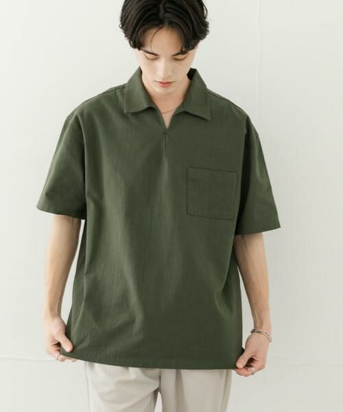 SENSE OF PLACE by URBAN RESEARCH / センスオブプレイス バイ アーバンリサーチ シャツ・ブラウス | ドライタッチプルオーバーショートスリーブシャツ | 詳細4