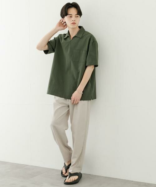 SENSE OF PLACE by URBAN RESEARCH / センスオブプレイス バイ アーバンリサーチ シャツ・ブラウス | ドライタッチプルオーバーショートスリーブシャツ | 詳細5