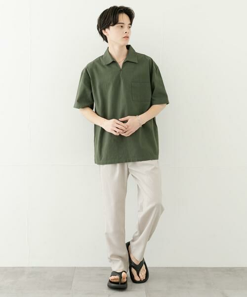 SENSE OF PLACE by URBAN RESEARCH / センスオブプレイス バイ アーバンリサーチ シャツ・ブラウス | ドライタッチプルオーバーショートスリーブシャツ | 詳細6