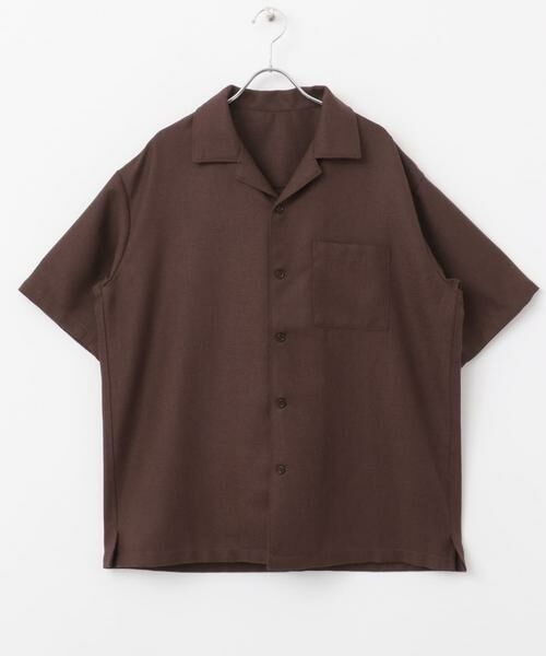 SENSE OF PLACE by URBAN RESEARCH / センスオブプレイス バイ アーバンリサーチ シャツ・ブラウス | メランジプリペラオープンカラーショートスリーブシャツ | 詳細8