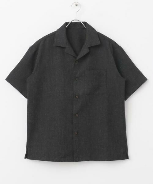 SENSE OF PLACE by URBAN RESEARCH / センスオブプレイス バイ アーバンリサーチ シャツ・ブラウス | メランジプリペラオープンカラーショートスリーブシャツ | 詳細21