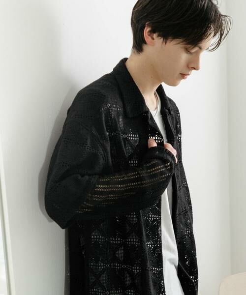 SENSE OF PLACE by URBAN RESEARCH / センスオブプレイス バイ アーバンリサーチ シャツ・ブラウス | レースフェイクレイヤードロングスリーブシャツ | 詳細16