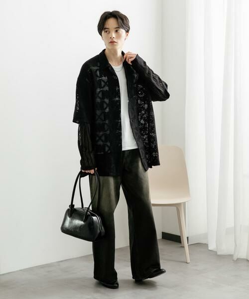 SENSE OF PLACE by URBAN RESEARCH / センスオブプレイス バイ アーバンリサーチ シャツ・ブラウス | レースフェイクレイヤードロングスリーブシャツ | 詳細21