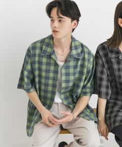 SENSE OF PLACE by URBAN RESEARCH / センスオブプレイス バイ アーバンリサーチ シャツ・ブラウス | 『ユニセックス』オンブレーチェックショートスリーブシャツ