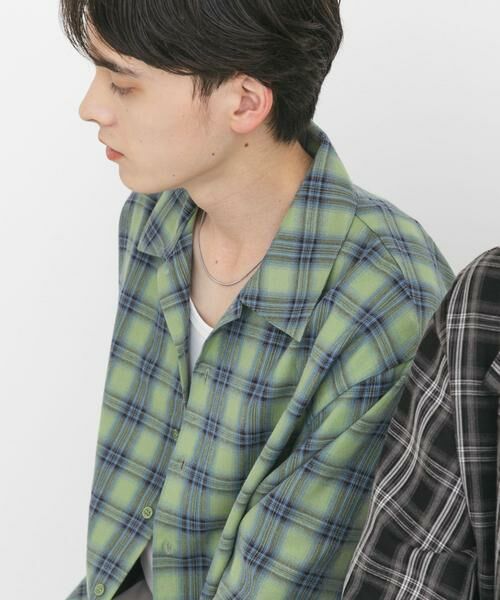 SENSE OF PLACE by URBAN RESEARCH / センスオブプレイス バイ アーバンリサーチ シャツ・ブラウス | 『ユニセックス』オンブレーチェックショートスリーブシャツ | 詳細1