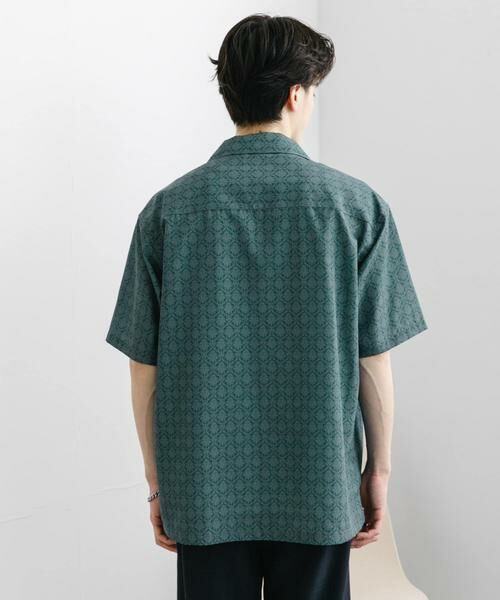 SENSE OF PLACE by URBAN RESEARCH / センスオブプレイス バイ アーバンリサーチ シャツ・ブラウス | ダマスクオープンカラーショートスリーブシャツ | 詳細10