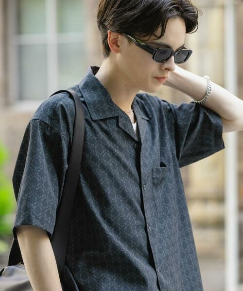 SENSE OF PLACE by URBAN RESEARCH / センスオブプレイス バイ アーバンリサーチ シャツ・ブラウス | ダマスクオープンカラーショートスリーブシャツ | 詳細16