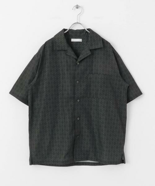 SENSE OF PLACE by URBAN RESEARCH / センスオブプレイス バイ アーバンリサーチ シャツ・ブラウス | ダマスクオープンカラーショートスリーブシャツ | 詳細22