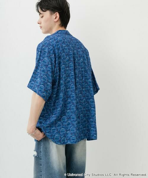 SENSE OF PLACE by URBAN RESEARCH / センスオブプレイス バイ アーバンリサーチ シャツ・ブラウス | 『別注』JAWS×SENSE OF PLACE　総柄オープンカラーシャツ | 詳細13