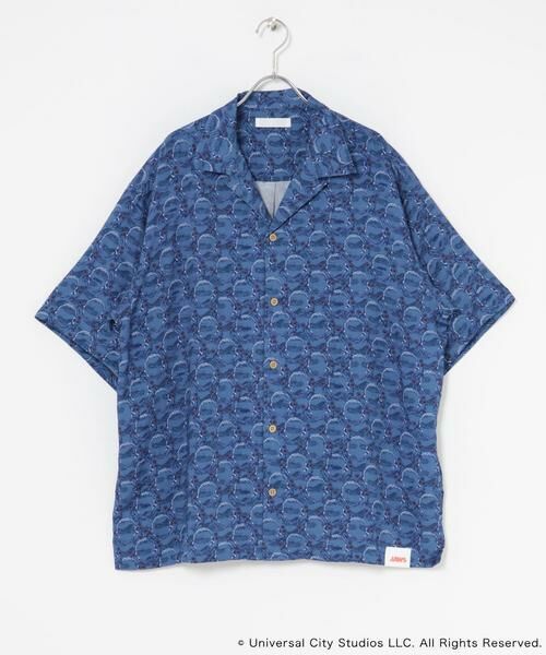 SENSE OF PLACE by URBAN RESEARCH / センスオブプレイス バイ アーバンリサーチ シャツ・ブラウス | 『別注』JAWS×SENSE OF PLACE　総柄オープンカラーシャツ | 詳細16