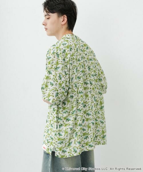 SENSE OF PLACE by URBAN RESEARCH / センスオブプレイス バイ アーバンリサーチ シャツ・ブラウス | 『別注』JAWS×SENSE OF PLACE　総柄オープンカラーシャツ | 詳細24