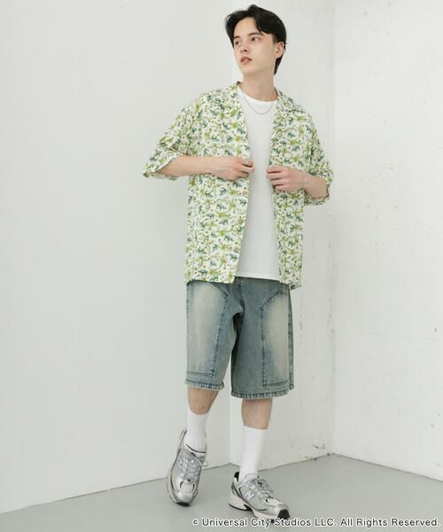 SENSE OF PLACE by URBAN RESEARCH / センスオブプレイス バイ アーバンリサーチ シャツ・ブラウス | 『別注』JAWS×SENSE OF PLACE　総柄オープンカラーシャツ | 詳細26