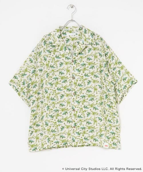 SENSE OF PLACE by URBAN RESEARCH / センスオブプレイス バイ アーバンリサーチ シャツ・ブラウス | 『別注』JAWS×SENSE OF PLACE　総柄オープンカラーシャツ | 詳細30