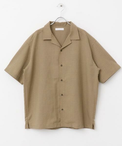 SENSE OF PLACE by URBAN RESEARCH / センスオブプレイス バイ アーバンリサーチ シャツ・ブラウス | グレンチェックオープンカラーショートスリーブシャツ | 詳細7
