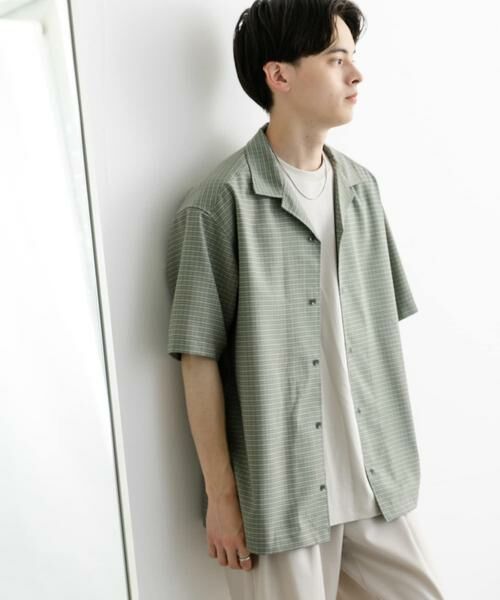 SENSE OF PLACE by URBAN RESEARCH / センスオブプレイス バイ アーバンリサーチ シャツ・ブラウス | グレンチェックオープンカラーショートスリーブシャツ | 詳細12