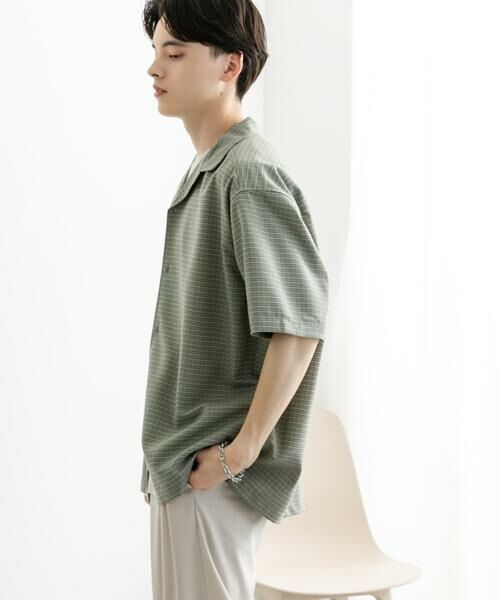 SENSE OF PLACE by URBAN RESEARCH / センスオブプレイス バイ アーバンリサーチ シャツ・ブラウス | グレンチェックオープンカラーショートスリーブシャツ | 詳細16