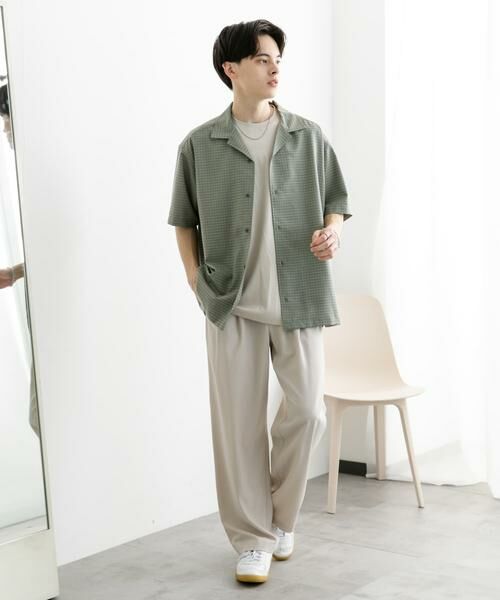 SENSE OF PLACE by URBAN RESEARCH / センスオブプレイス バイ アーバンリサーチ シャツ・ブラウス | グレンチェックオープンカラーショートスリーブシャツ | 詳細17