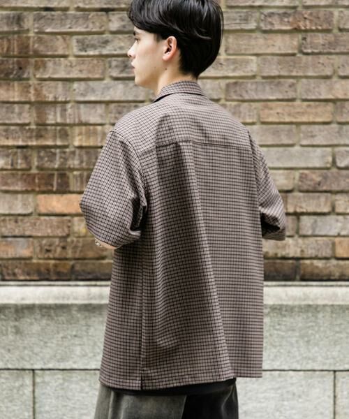 SENSE OF PLACE by URBAN RESEARCH / センスオブプレイス バイ アーバンリサーチ シャツ・ブラウス | グレンチェックオープンカラーショートスリーブシャツ | 詳細27