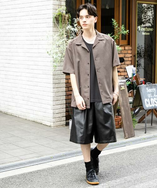 SENSE OF PLACE by URBAN RESEARCH / センスオブプレイス バイ アーバンリサーチ シャツ・ブラウス | グレンチェックオープンカラーショートスリーブシャツ | 詳細28