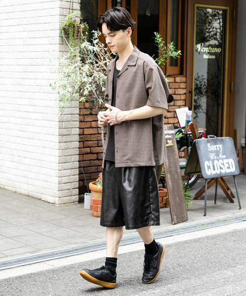 SENSE OF PLACE by URBAN RESEARCH / センスオブプレイス バイ アーバンリサーチ シャツ・ブラウス | グレンチェックオープンカラーショートスリーブシャツ | 詳細30