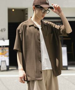 SENSE OF PLACE by URBAN RESEARCH / センスオブプレイス バイ アーバンリサーチ シャツ・ブラウス | 『ユニセックス』オープンカラールーズショートスリーブシャツ