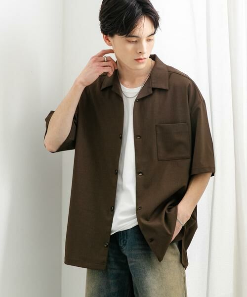 SENSE OF PLACE by URBAN RESEARCH / センスオブプレイス バイ アーバンリサーチ シャツ・ブラウス | 『ユニセックス』オープンカラールーズショートスリーブシャツ | 詳細13