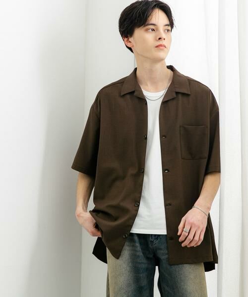 SENSE OF PLACE by URBAN RESEARCH / センスオブプレイス バイ アーバンリサーチ シャツ・ブラウス | 『ユニセックス』オープンカラールーズショートスリーブシャツ | 詳細14