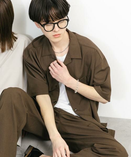 SENSE OF PLACE by URBAN RESEARCH / センスオブプレイス バイ アーバンリサーチ シャツ・ブラウス | 『ユニセックス』オープンカラールーズショートスリーブシャツ | 詳細17