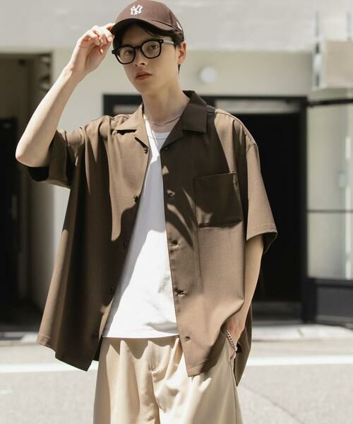 SENSE OF PLACE by URBAN RESEARCH / センスオブプレイス バイ アーバンリサーチ シャツ・ブラウス | 『ユニセックス』オープンカラールーズショートスリーブシャツ | 詳細2