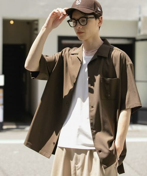 SENSE OF PLACE by URBAN RESEARCH / センスオブプレイス バイ アーバンリサーチ シャツ・ブラウス | 『ユニセックス』オープンカラールーズショートスリーブシャツ | 詳細3