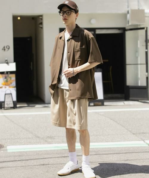 SENSE OF PLACE by URBAN RESEARCH / センスオブプレイス バイ アーバンリサーチ シャツ・ブラウス | 『ユニセックス』オープンカラールーズショートスリーブシャツ | 詳細5